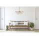 Ella 6 Light 24 inch Brass Pendant Ceiling Light