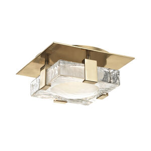 Bourne LED 8 inch Aged Brass ADA Wall Sconce Wall Light