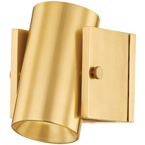 Nowra 1 Light 4.75 inch Aged Brass Wall Sconce Wall Light
