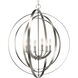 Buster 6 Light 28 inch Burnished Silver Foyer Pendant Ceiling Light
