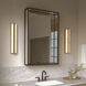 Noah LED 4.75 inch Aged Brass Vanity Light Wall Light
