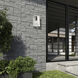 Forsyth 1 Light 11 inch Brushed Nickel with Black Finish Accents Outdoor Wall Lantern in Brushed Nickel & Black, Medium