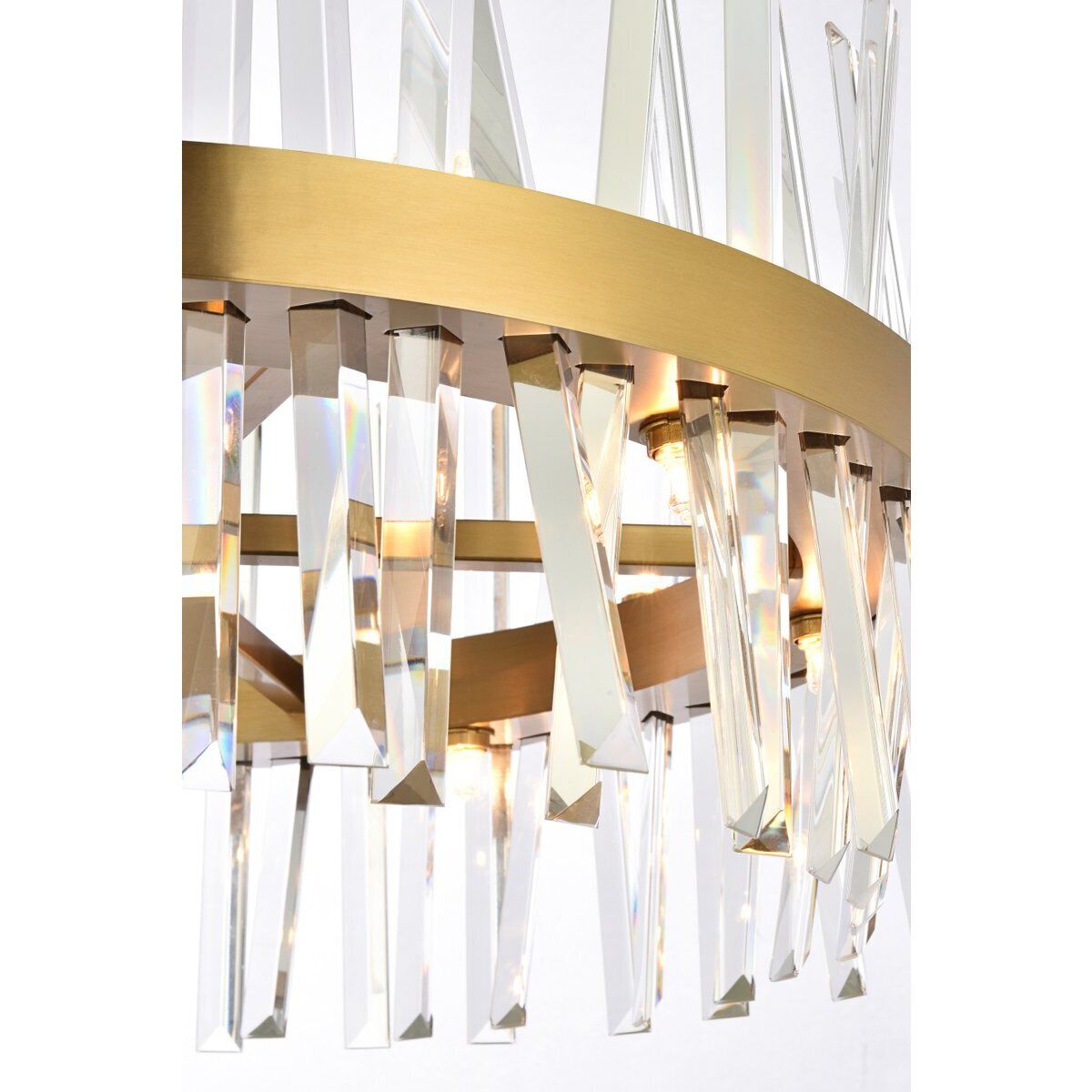 Serephina 14 Light 25 inch Satin Gold Pendant Ceiling Light