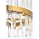 Serephina 14 Light 25 inch Satin Gold Pendant Ceiling Light