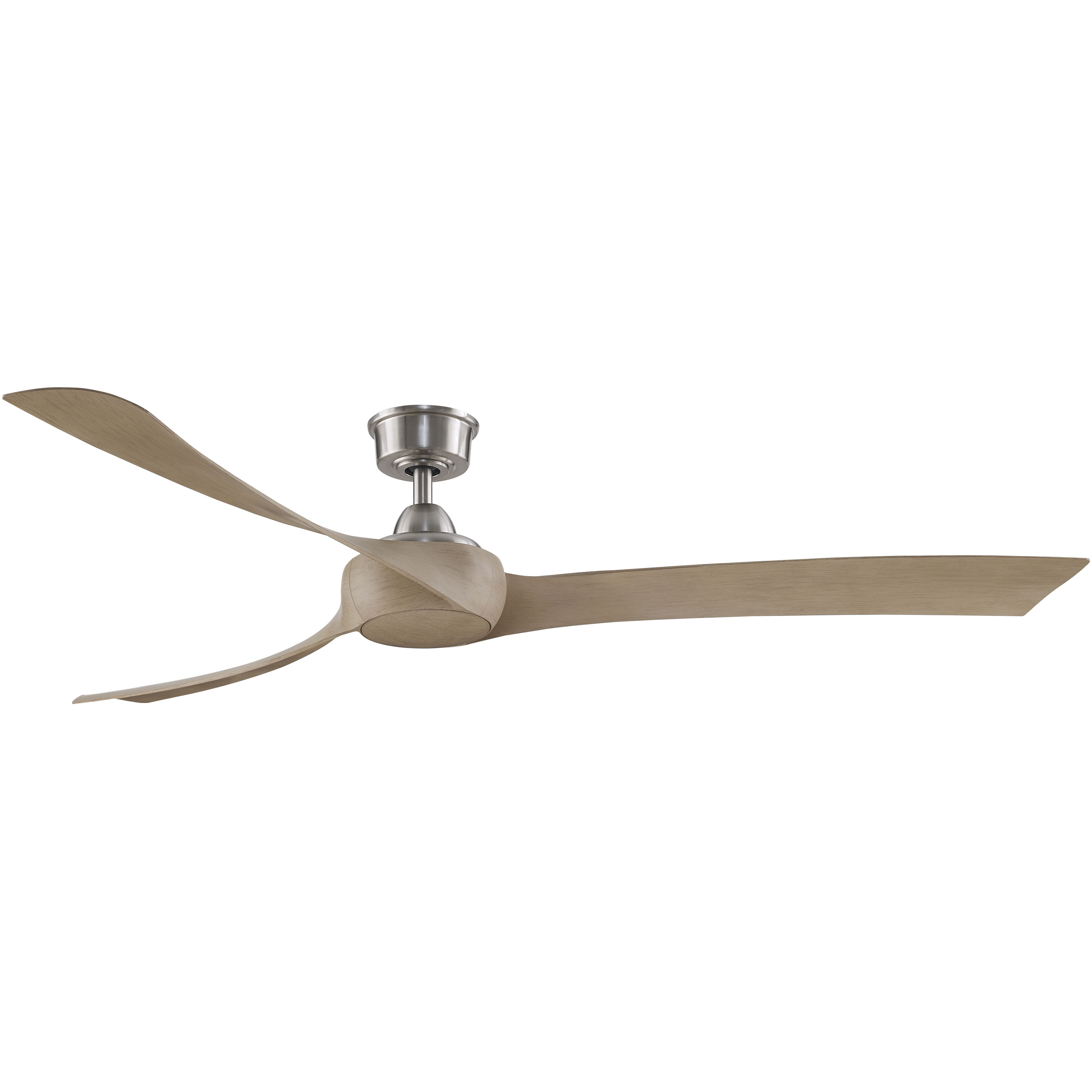Wrap Custom 8.88 inch Brushed Nickel Fan Motor Only
