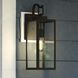 Clinton LED 17.75 inch Matte Black Outdoor Wall