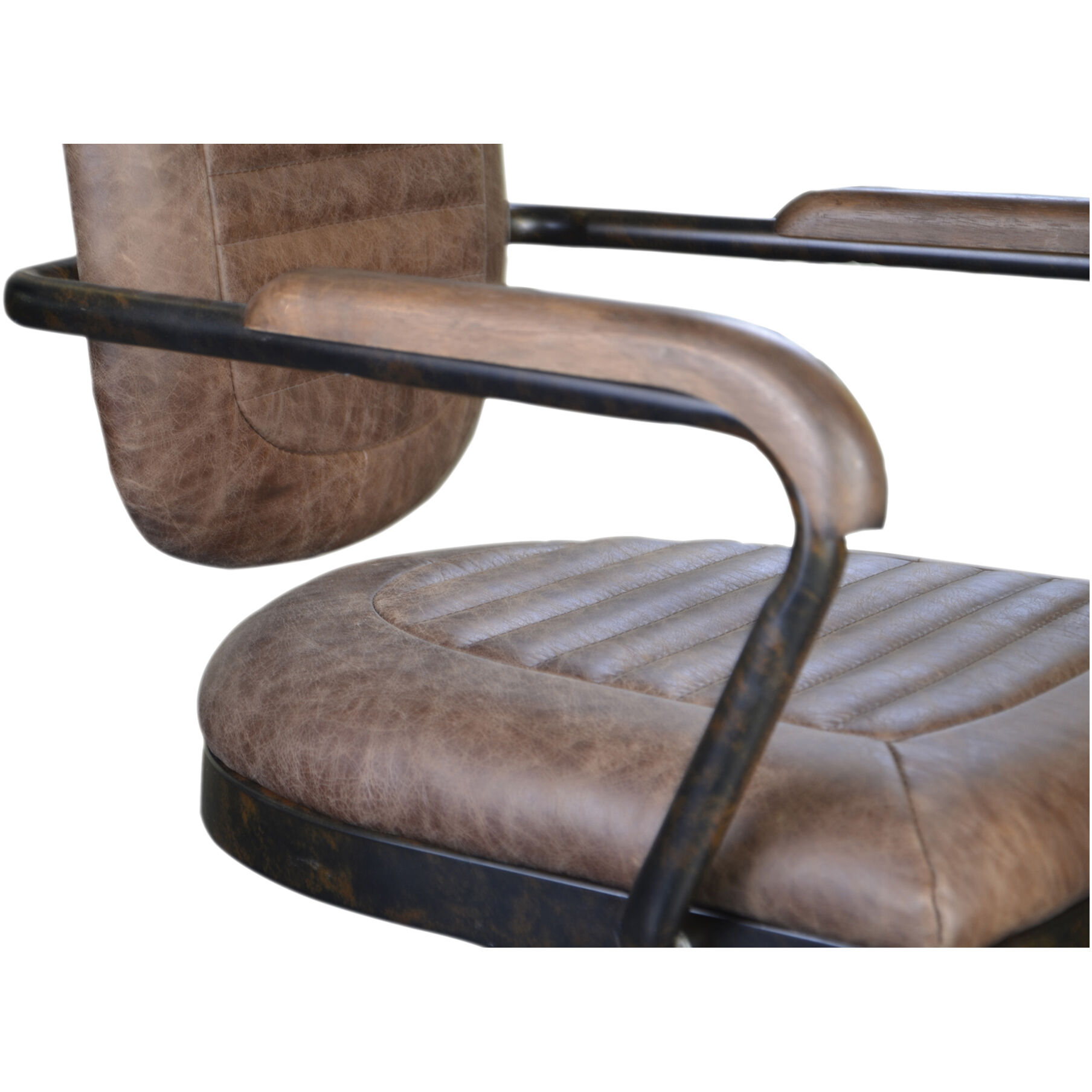 Foster Brown Swivel Desk Chair