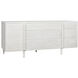 Morten White Wash Dresser, 9 Drawer