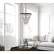 Nordic 7 Light 24 inch Black Chandelier Ceiling Light