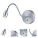 Saskia LED 4.25 inch Aluminium Wall Sconce Wall Light