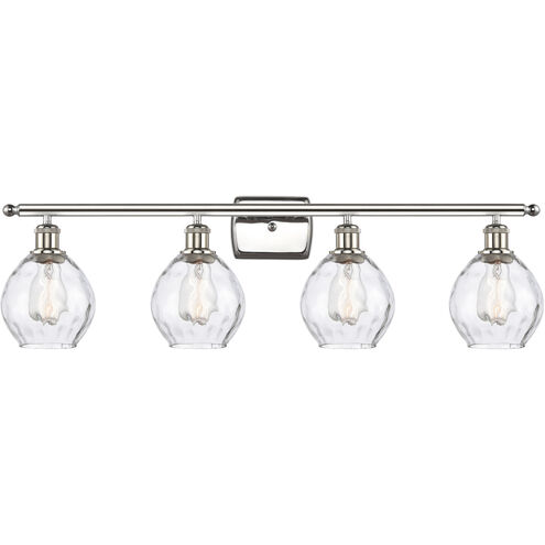 Ballston Small Waverly LED 36 inch Polished Nickel Bath Vanity Light Wall Light, Ballston