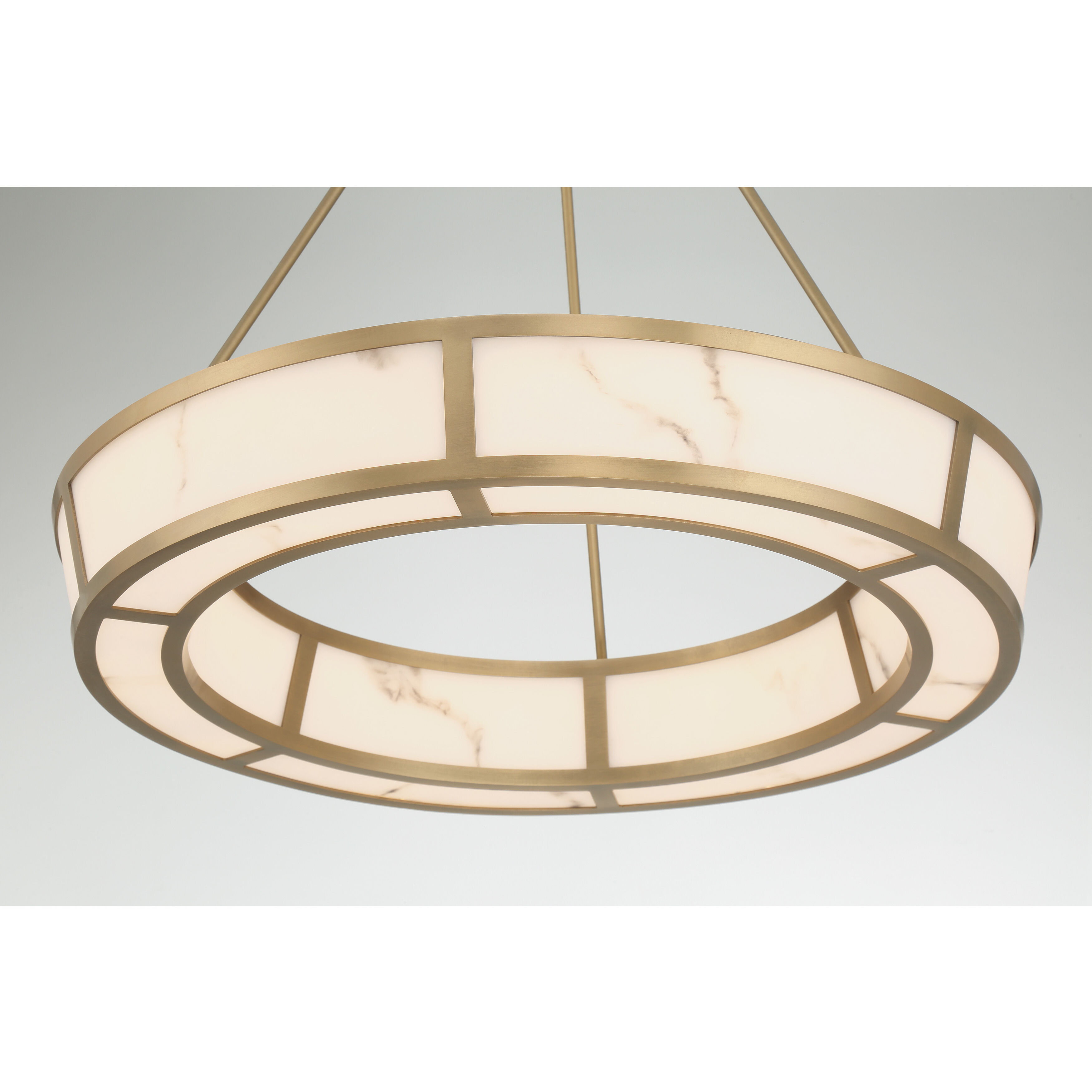 Velaris LED 24 inch Legacy Brass Pendant Ceiling Light