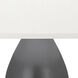 Double Gourd 31 inch 150 watt Matte Ash Glazed Ceramic with Antique Brass Table Lamp Portable Light in Pearl Dupioni