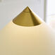 Kelly by Kelly Wearstler Franklin 57.38 inch 9 watt Burnished Brass Floor Lamp Portable Light