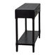 Samantha 35.5 X 13 inch Black and Antique Gold Console Table