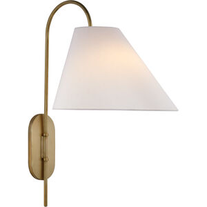 kate spade new york Kinsley LED 15.75 inch Soft Brass Articulating Wall Light, Large