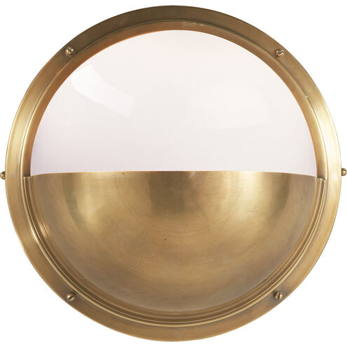 Thomas O'Brien Pelham 1 Light 10 inch Hand-Rubbed Antique Brass Bath Light Wall Light