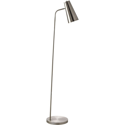 Tanner 65.5 inch 40 watt Metallic - Nickel Task Floor Lamp Portable Light