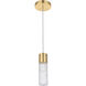 Constellation LED 5 inch Gold Pendant Ceiling Light