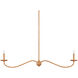 Saxon Linear Chandelier Ceiling Light