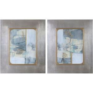 Gilded Whimsy 37 X 31 inch Abstract Prints, Set of 2
