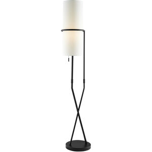 Xandra 64 inch 60.00 watt Black Floor Lamp Portable Light