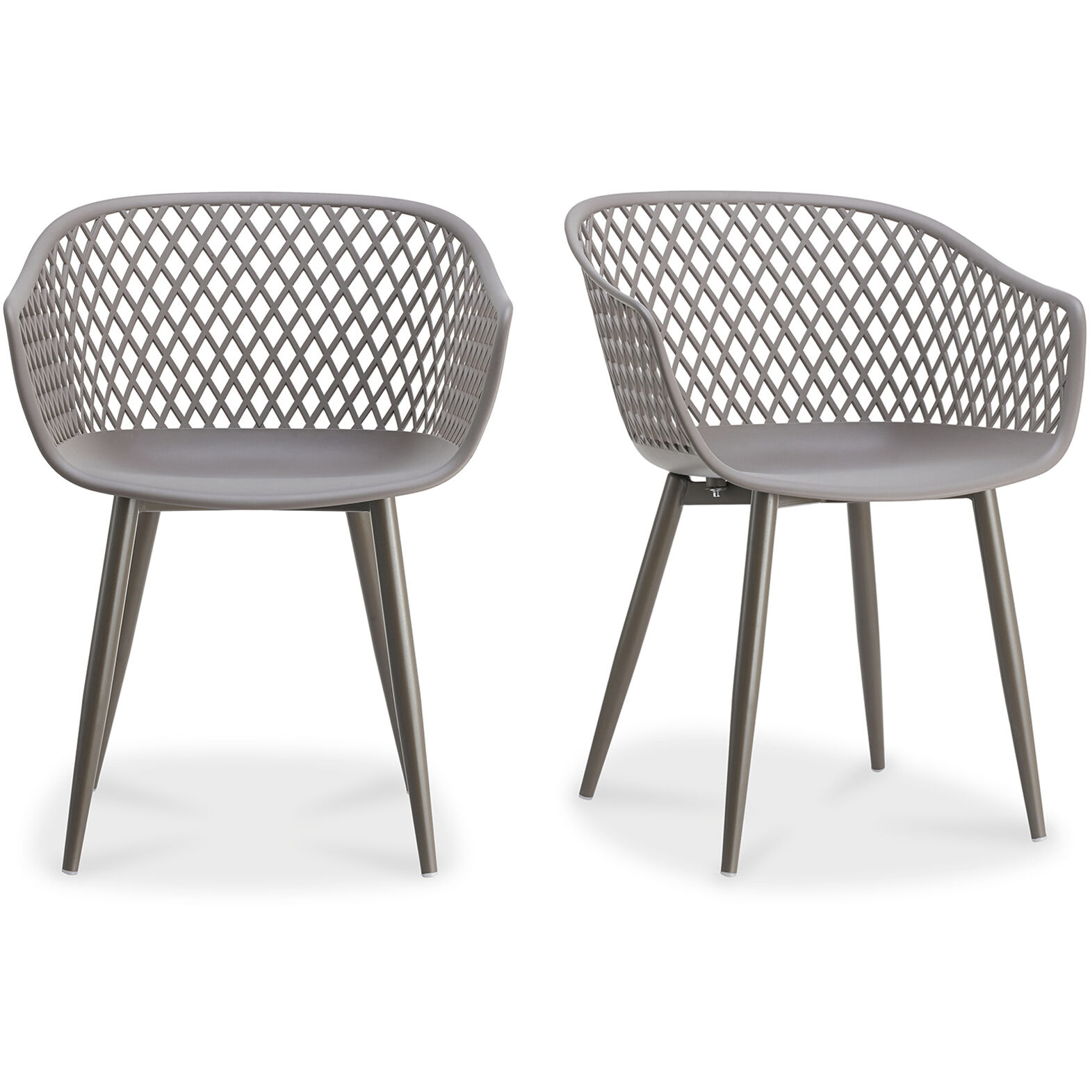 Piazza Grey Outdoor Chair, Set of 2