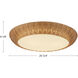 Alora Mood Merida 3 Light 20.75 inch Rattan Flush Mount Ceiling Light