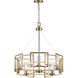 Marco 5 Light 24.5 inch Brushed Champagne Bronze Chandelier Ceiling Light