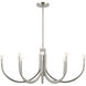 Odensa LED 21 inch Polished Nickel Oval Chandelier Ceiling Light