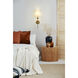 Emily Wall Sconce Wall Light in Rubbed Brass