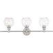 Collier 3 Light 28 inch Chrome Wall sconce Wall Light