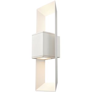 Gaspe Outdoor 2 Light 24 inch Matte White Outdoor Sconce
