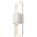 Gaspe Outdoor 2 Light 24 inch Matte White Outdoor Sconce