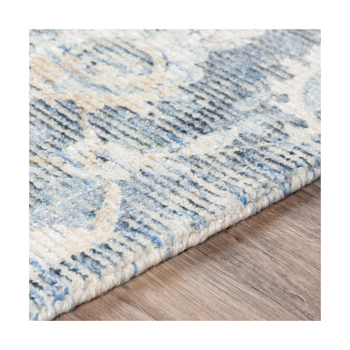 Wilson 90 X 60 inch Denim Rug in 5 x 8, Rectangle