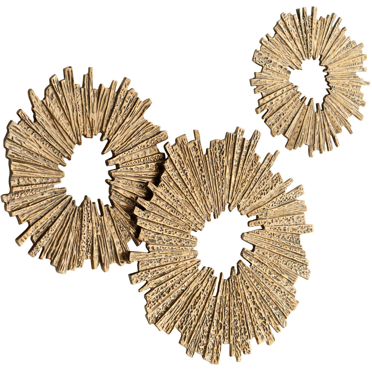 Abra Antique Brass Wall Decor, Large