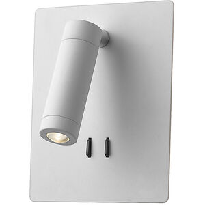 Dorchester LED 6 inch White Wall Sconce Wall Light