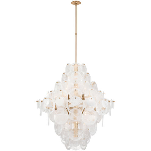 AERIN Loire LED 44 inch Gild Entry Chandelier Ceiling Light, Grande