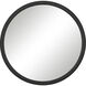 Olica 40 X 40 inch Matte Black Wall Mirror