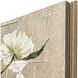 A New Bloom White and Green and Metallic Canvas, The Studio