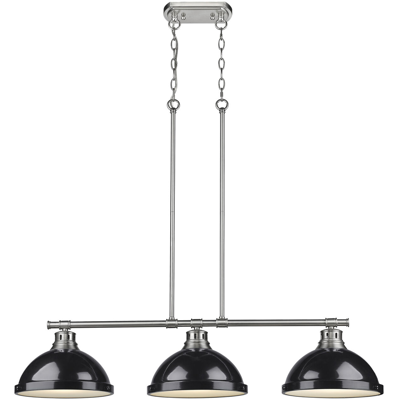 Yep Duncan Island Light Ceiling Light in Pewter, Black