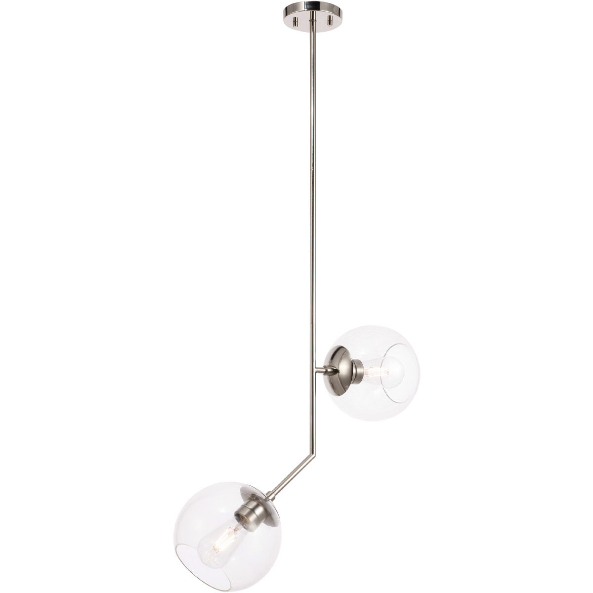 Ryland 2 Light 21 inch Chrome Pendant Ceiling Light