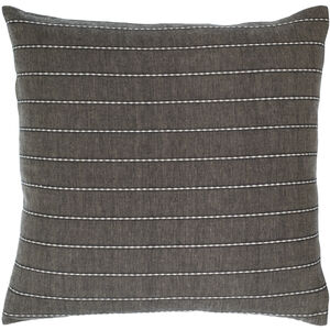 Suits 22 X 22 inch Eggplant/Steel Grey/Dark Grey/Pale Slate Accent Pillow