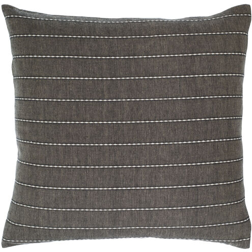 Suits 20 X 20 inch Eggplant/Steel Grey/Dark Grey/Pale Slate Accent Pillow