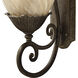 Plantation Outdoor Wall Mount Lantern in Pearl Bronze, Medium