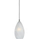 Signature 1 Light 4 inch Brushed Steel Pendant Set Ceiling Light, Line Voltage