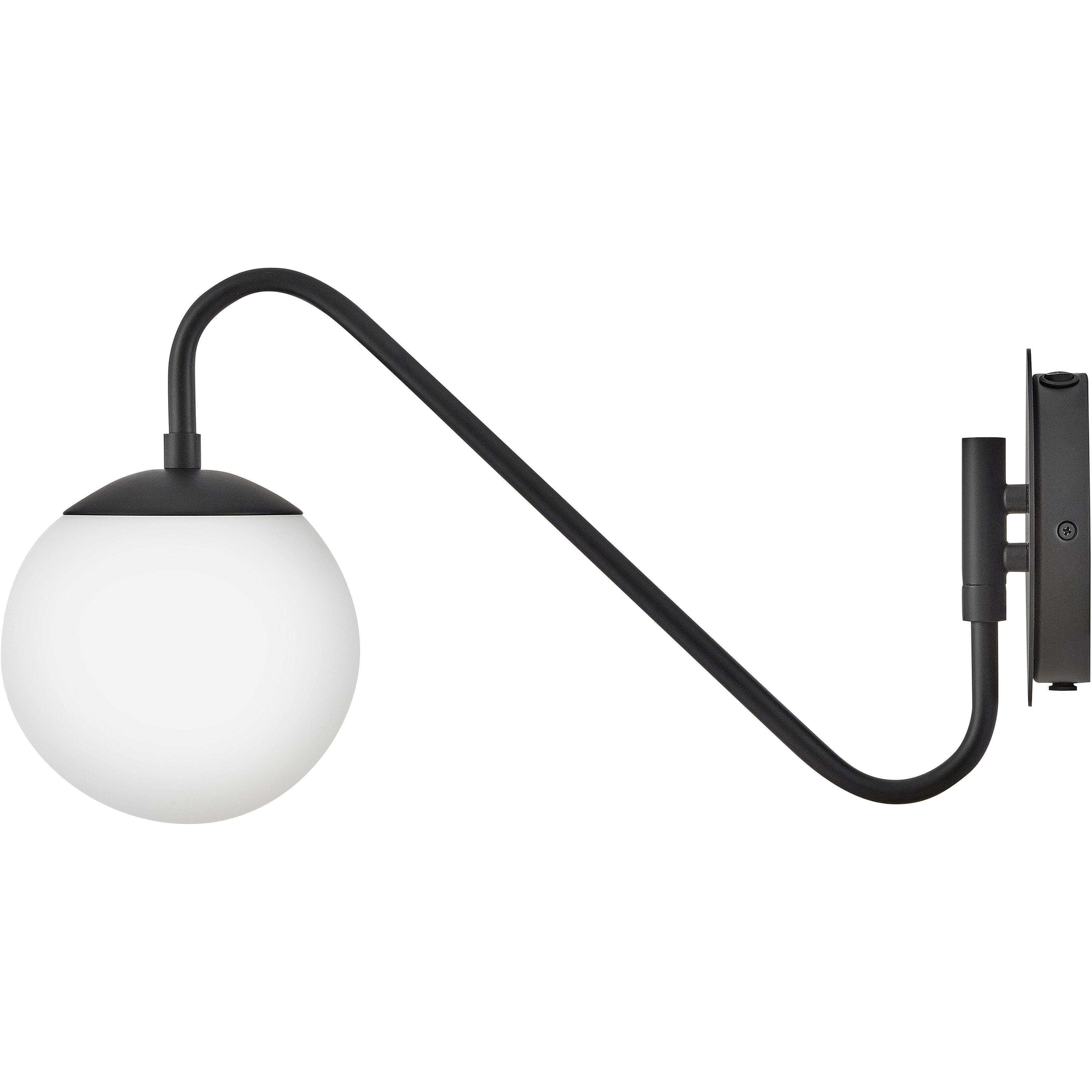 Dottie 1 Light 6 inch Black Sconce Wall Light