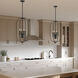 Reines 4 Light 14 inch Matte Black Foyer Pendant Ceiling Light