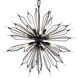 Orbital 12 Light 28 inch Carbon Pendant Ceiling Light