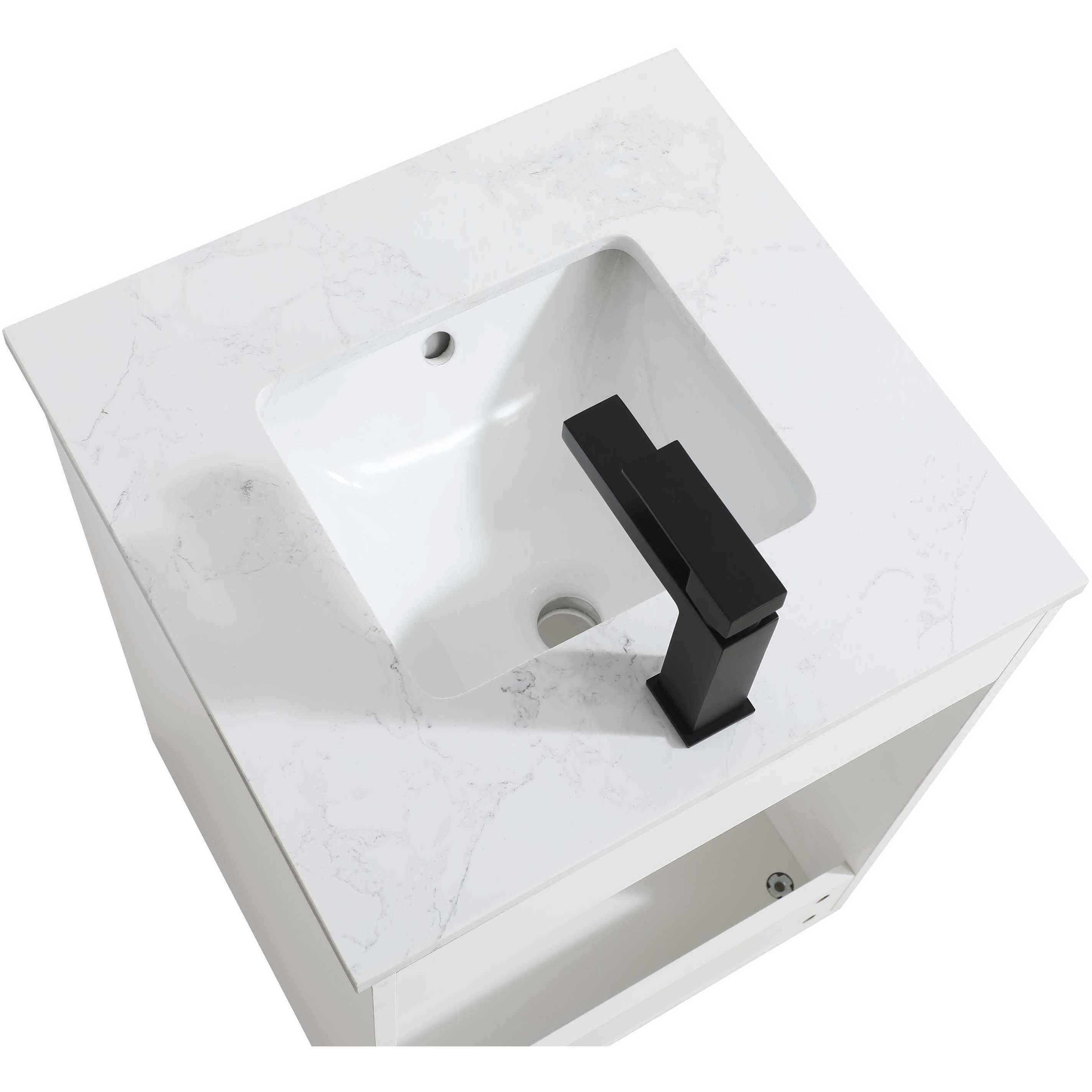 Chandler 20 X 34 inch White Bathroom Vanity Cabinet